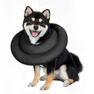 lot 5476 image: Dog Cones for Medium Dogs,Comfortable Adjustable Soft Dog Cone Alternative After Surgery,Elizabethan Donut Collar for Medium Dogs Recovery,Different Sizes for Cats,Large Dogs and Small Dog