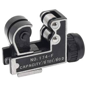 lot 9485 image: Pipe Cutter 18 - 1 18 Tube Cutter Tool for Copper Pipe, Stainless Steel Tubing, Metal, Plastic, Brass - Copper Pipe Cutter - Compact & Tight Space Rigid Tubing Cutter Set for Plumbing