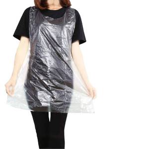 lot 9486 image: UniPleased Disposable Aprons (50 Count), Plastic apron for Painting Party, Cooking, Housework, Picnic etc.