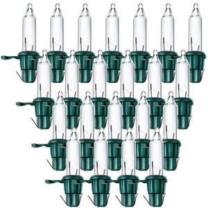 lot 9500 image: Mudder 60 Count Replacement Christmas Tree Light Bulbs 2.5v 0.425 Watt Replacement Light Bulb Mini Incandescent Wire String Lights Decoration for Prelit Xmas Tree(Green Base with Warm White Bulb)