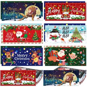 lot 9519 image: 150 Pcs Christmas Currency Envelopes for Cash Money Cards Holder with Envelopes 2.88 x 6.5 Inch Winter Christmas Currency New Year Greeting for Cash Tips Coins Presents (Classic Style)