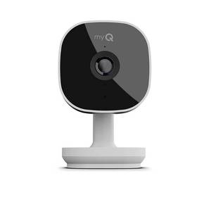 lot 10496 image: MyQ Smart Garage Security Camera 1080p HD Video, Night Vision, Motion Detection, Magnetic, Wi-Fi, Two-Way Audio, Smartphone Control