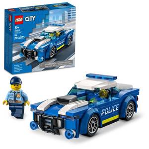 lot 12019 image: LEGO City Police Car Toy 60312 for Kids 5 Plus Years Old with Officer Minifigure, Small Gift Idea, Adventures Series, Car Chase Building Set