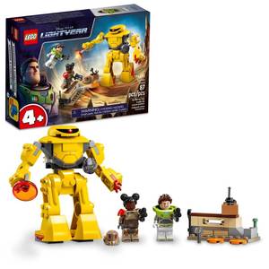 lot 12028 image: LEGO Disney and Pixars Lightyear Zyclops Chase 76830, Space Robot Building Toy for Kids 4 Plus Year Old with Mech Action Figure and Buzz Minifigure
