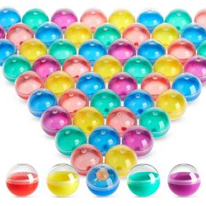 lot 49271 image: Vending Machine Capsules 250-Pack- 1 Inch Gumball, Toy, Temporary Tattoo, Bulk Gumball Refills (5 Colors)