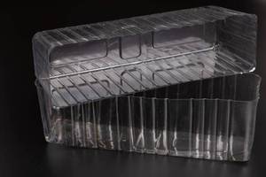 lot 49286 image: Plastic Liners for Wood Boxes (10.5x 3 x 3.5) Clear Plastic Liners for Planters l Plastic Liner Inserts for Planters Pack of 12