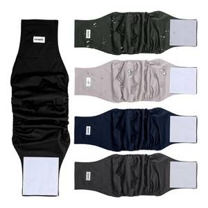 lot 49289 image: Vecomfy Belly Bands for Male Dogs Diapers(5 Pack),Premium Washable Reusable Medium Dog Belly Wrap Leakproof Doggie Diapers,L