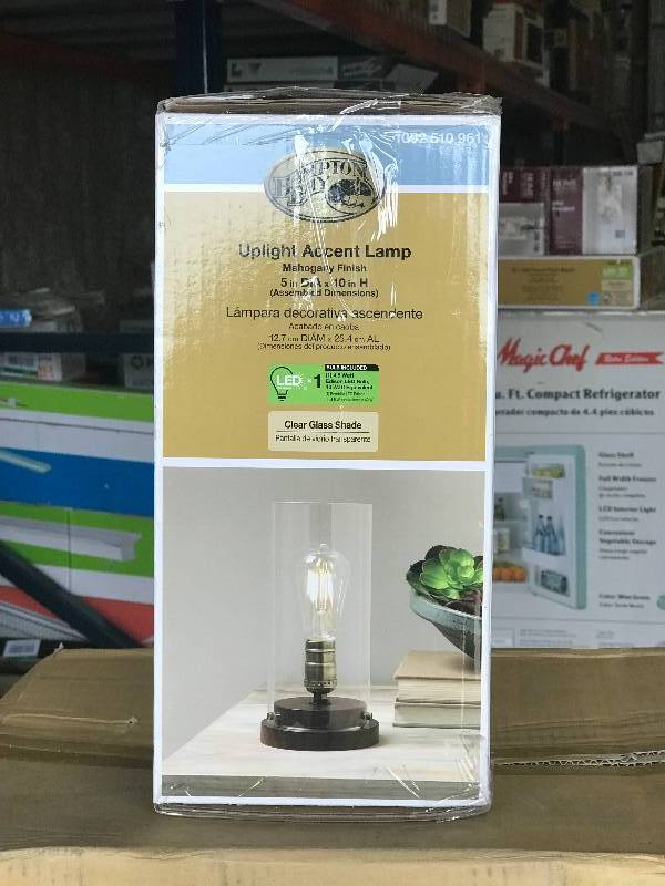 lot 2006 image: Hampton Bay uplight accent lamp