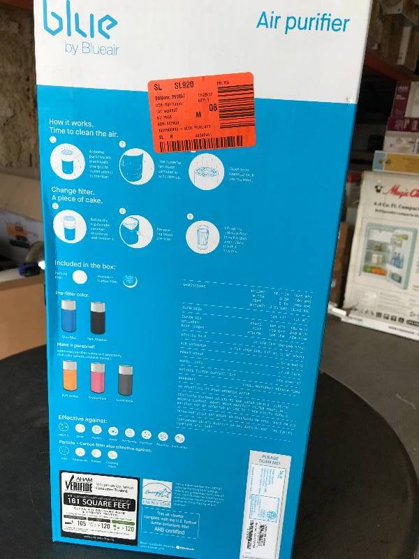 lot 2018 image: Blueair 411 Air Purifier