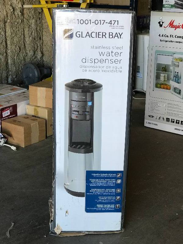 lot 2068 image: Glacier Bay Stainless Steel Water Dispenser