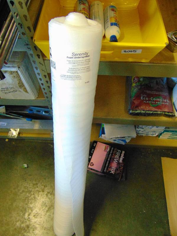 lot 7061 image: (1) roll Serenity Foam Underlayment by Roberts 100 sq. ft.