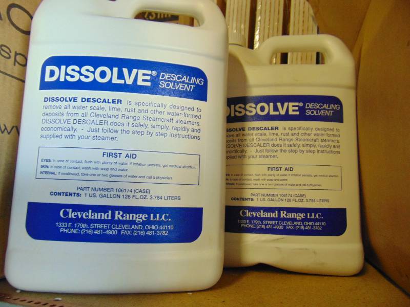 lot 7077 image: (2) gallons Dissolve Descaling Solvent