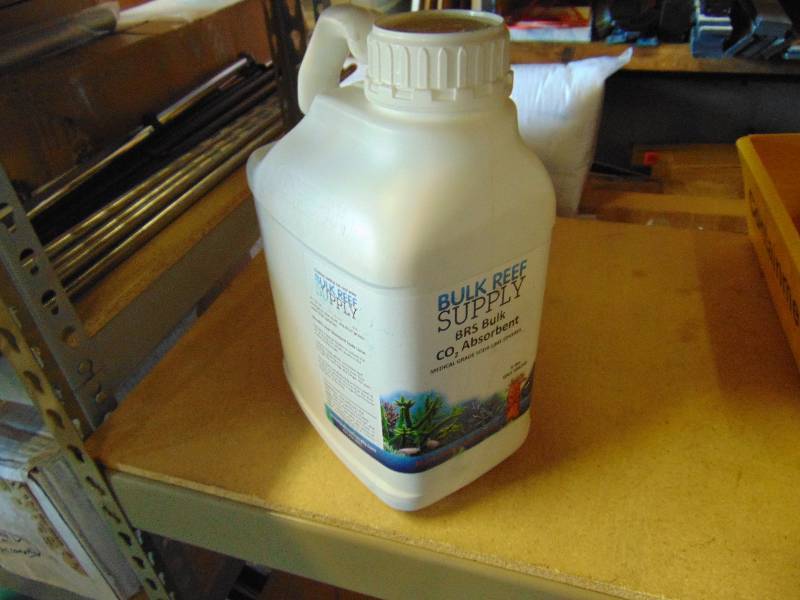lot 7078 image: (1) Bulk Reef Supply BRS Bulk CO2 Absorbent 9 lb. bottle