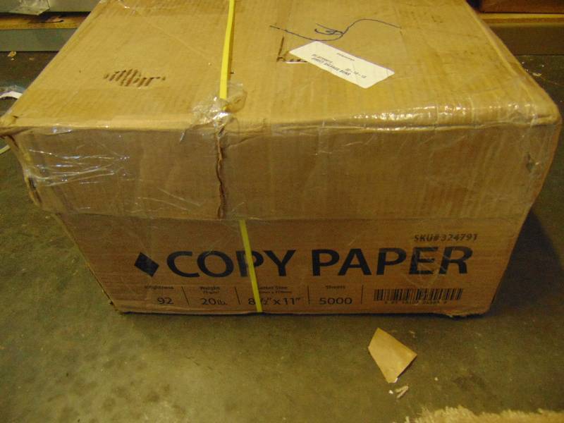 lot 7139 image: (1) case of Copy Paper, 20 lb, 92 bright, 8-12 x 11