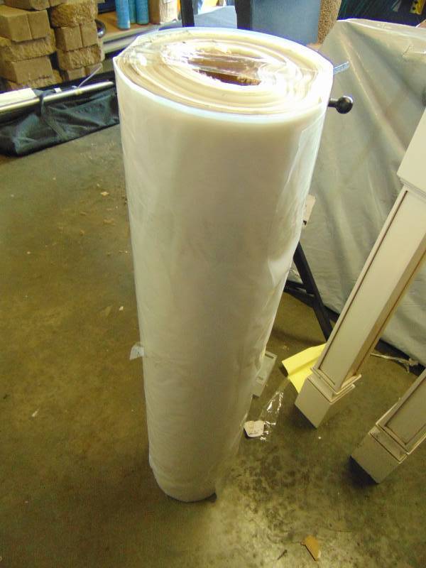 lot 7149 image: (1) roll plastic sleeve, 36 x 250