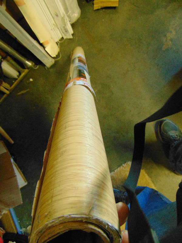 lot 7179 image: (1) roll heavy duty contact brand surface paper, 48 x approx 8, wood grain pattern