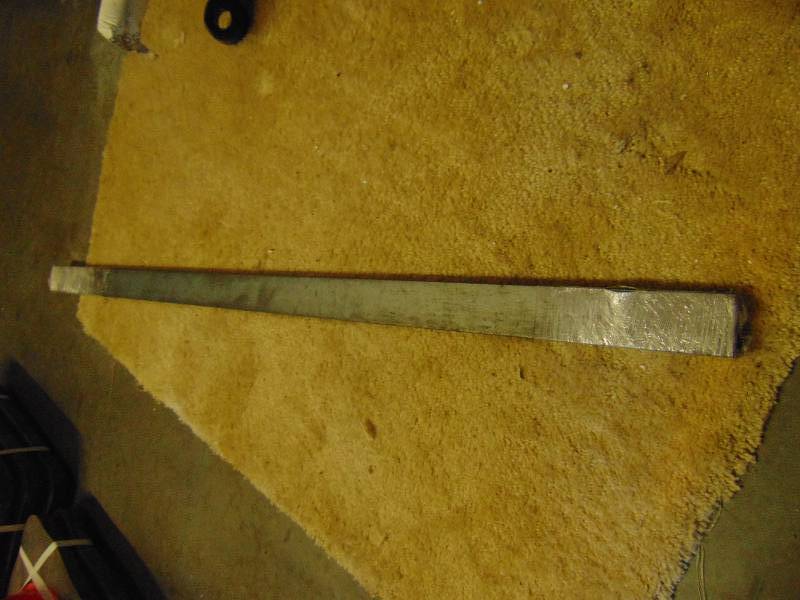 lot 7183 image: (2) ct. lot flat steel bar stock, 40 x 1-34 x 38