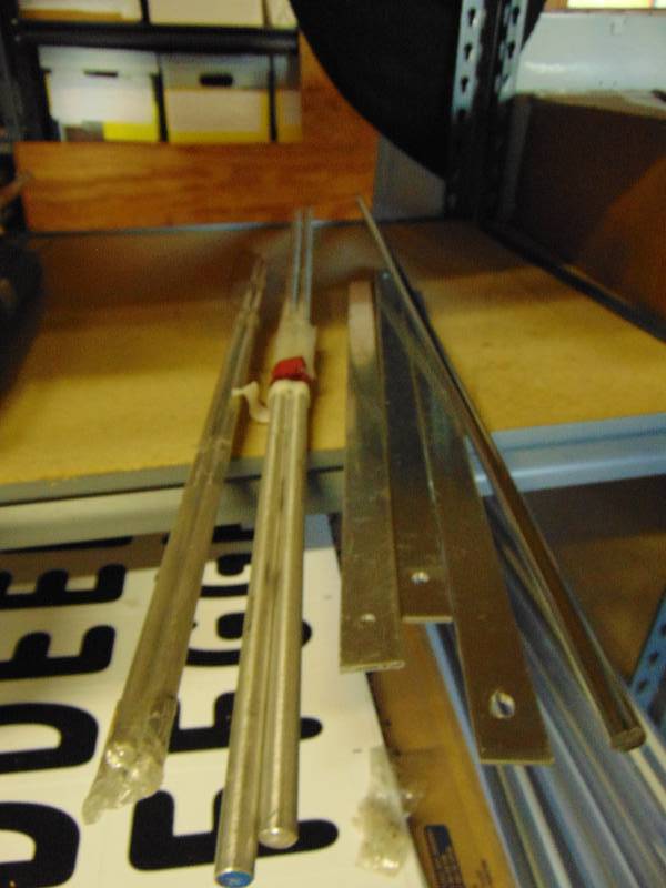 lot 7189 image: (8) ct lot non-ferrous bar stock, assorted lengths, widths and diameters
