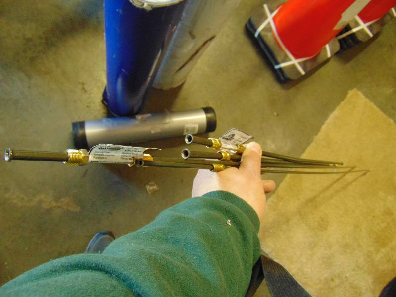 lot 7190 image: (4) ct. Rhino hide Brake Lines, assorted lengths and diameters