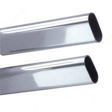 lot 7119 image: (5) Richelieu Oval Closet Rods, PN 43003140, 36 long, mounting hardware not included
