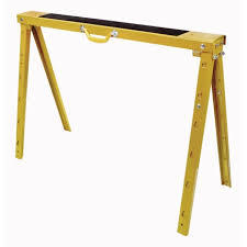 lot 7126 image: Ace adjustable saw horse, heavy duty, 38 x 4.4 x 2.4, fold-able with handle