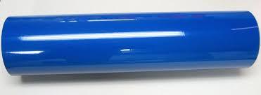 lot 7192 image: (1) roll Royal blue Sign vinyl, 30 x 50 yards