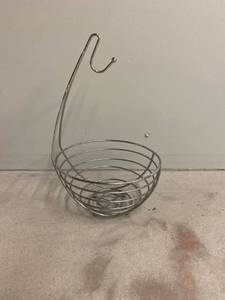 lot 1854 image: Metal Fruit basket