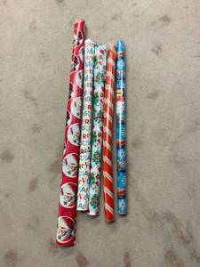 lot 1868 image: Wrapping paper lot- 2 unopened