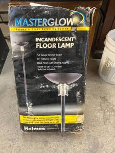 lot 1877 image: Masterflow Incandescent Floor Lamp