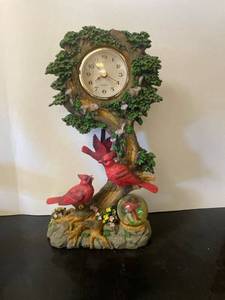 lot 1887 image: Carina 1999 Cardinal clock with globe