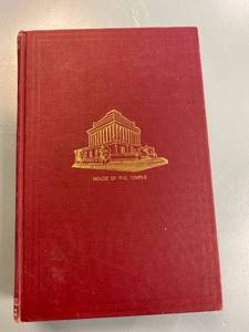 lot 1910 image: HOUSE OF THE TEMPLE New and revised edition Copyright 1950- Well preserved, looks brand new