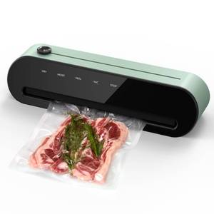 lot 1025 image: CROWNFUL Vacuum Sealer Machine, Automatic One Touch Operation Food Sealer with Dry & Moist Modes, Built-in Cutter, External Suction Tube, Removable Drip Tray