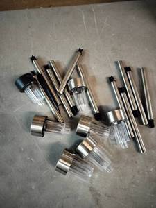 lot 1942 image: Set Of 7 Outdoor Ground Spike Lights