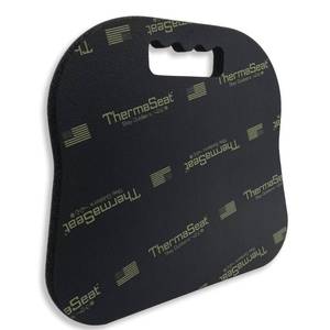 lot 2073 image: Northeast Products Therm-A-SEAT Sport Cushion Stadium Seat Pad, Black 13x14x.75