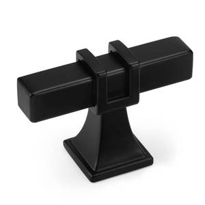 lot 2078 image: Lepatape 10 Pack Black Cabinet Knobs Black Knobs - Black Kitchen Cabinet Knobs Black Drawer Knobs T Bar Cabinet Pulls Knobs for Cabinets and Drawers Black Kitchen Hardware