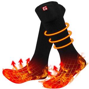 lot 2090 image: SVPRO Heated Socks,Electric Rechargeable Battery Socks Men Women Warm Winter Thermal Heating Socks for Camping Hiking Riding Hunting Ice Fishing Foot Warmer