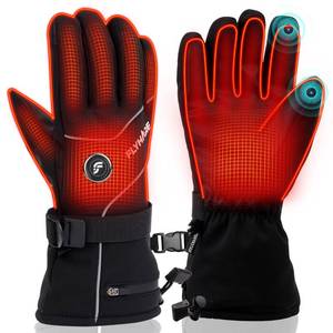 lot 2123 image: Flyhare Heated Gloves for Men and Women  5V Batteries Included Electrical Rechargeable Waterproof Touchscreen Hand Warmer (L)&nbsp