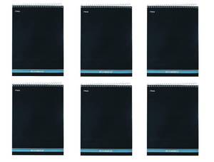 lot 2131 image: Mead Cambridge Notebook, Wirebound Notepad, Stiff-Back, 8.5 x 11 inches, White, 6 Pack (59882)