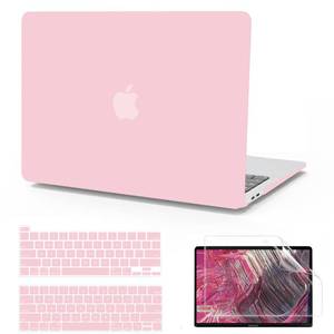 lot 2132 image: Anban Compatible with MacBook Pro 13 inch Case 2024 2023 M2, 2022-2016 M1 A2338 A2251 A2289 A2159 A1989 A1708 A1706, Plastic Laptop Hard Shell Case Keyboard Cover Screen Protector, Baby Pink