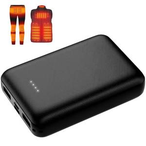 lot 2133 image: Whsahans 5V 2A Rechargeable Battery Pack for Heated Vest 10000mah Heated Jacket Battery Power Bank for Heated Vests Heated Jackets Heated Hoodies for Men Women(No DC Port, Not Suit for 7.4v)