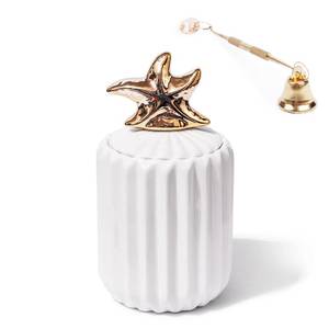 lot 6015 image: Luna cici Candle Gifts for Women,Birthday Gifts,Ceramic Cute Candles with Floral Scent,Long Lasting,Non Toxic,Strong Scented,Aesthetic Home Decor,8.5oz(Candle Snuffer)