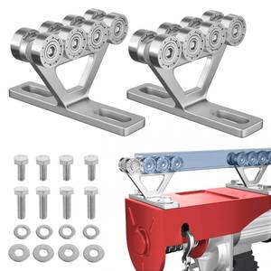lot 6016 image: Acemaker 2pcs Hoist Trolley for PA200-1000 Electric Hoist, 8 Wheels Trolley Assembly for use with Unistrut 1-58 or Taller Strut Channels, Silent Manual Trolley Rollers Overhead Garage Hoist System
