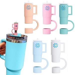 lot 6041 image: 6 Pack Silicone Spill Stopper Set, Compatible with Stanley Cup (Only for version H1.0), Tumbler Accessories for Stanley, Including Straw Cover Cap2, Square Spill Stopper2, Round Leak Stopper2