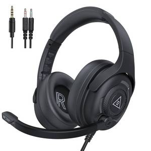 lot 6425 image: EKSA E4 AirComfy Headsets with Microphone Noise Cancelling, Over-Ear PC Headphones, Crystal Clear Surround Sound 263g Ultra Lightweight 3.5mm Wired Computer Headset for LaptopPS4PS5XboxSwitch - Retail $76.99