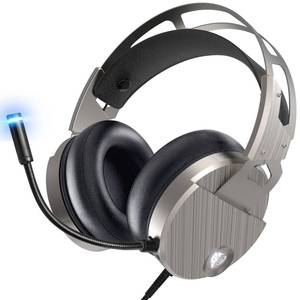 lot 6442 image: Mifanstech Gaming Headset-3D Surround Sound Headphones, Adjustable Noise Cancelling Mic, LED Light, Xbox One Headset with Aluminum Frame for Nintendo Switch, PC, Mac
