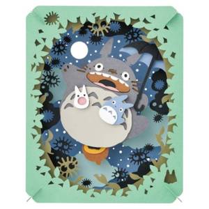 lot 6476 image: Ensky - My Neighbor Totoro - Illuminated by The Moon, Paper Theater Craft (PT-048)