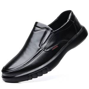lot 7620 image: Coramtty Mens Dress Shoes Fashion Comfort Luxury Soft Slip on Leather Loafers for Gentleman Wedding Business Work Office Casual Outdoor Black Size 13