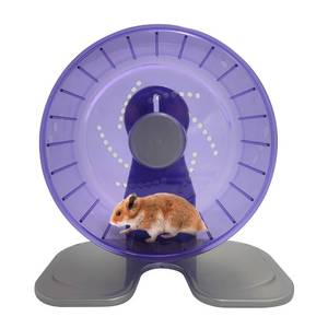 lot 8395 image: Petest Hamster Exercise Wheel, Silent Spinner Hamster Running Wheels, Diameter 8.3 inch, Purple