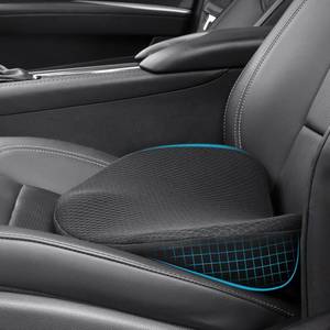 lot 8425 image: OLYDON Car Seat Cushion for Driving - Comfort Memory Foam for Car Driver Seat- Back Support, Pain Relief - for Car Travel, Long Trips (Black)