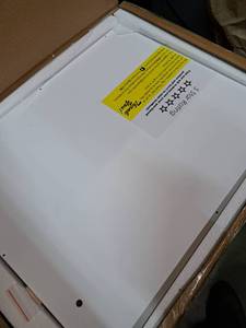 lot 9439 image: Calhoun Single Door Wall Cabinet White